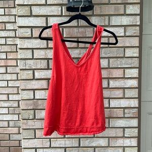 We the free red tank